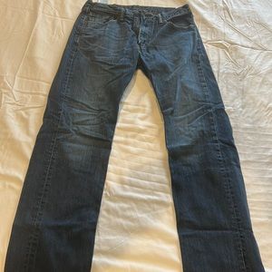 Men’s Levi’s bootcut jeans size 33/34 great condition dark wash